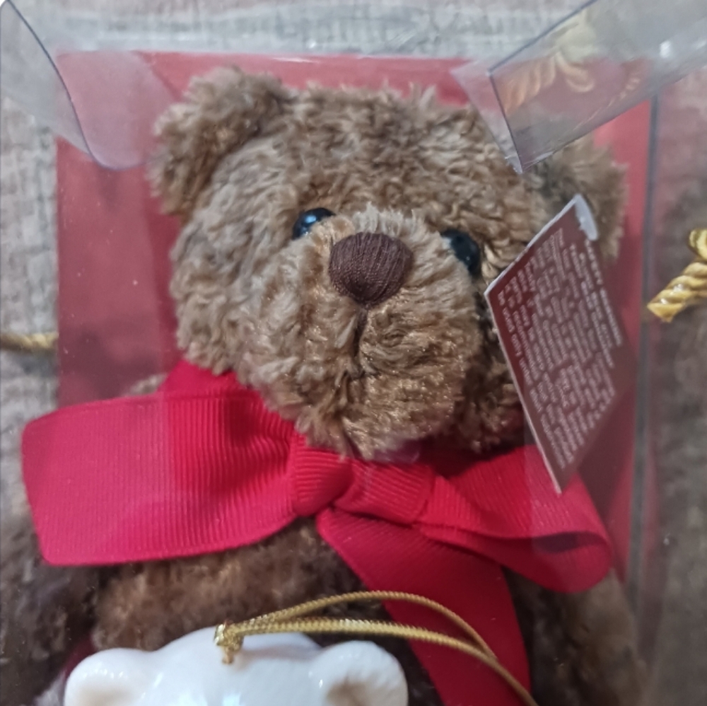 LENOX 100TH Anniversary American Bears Ornament & Teddy Plush Set - Picture 5 of 10